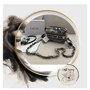 GWP Toile de Jouy Camera Bag - Black & White